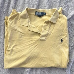 Polo by Ralph Lauren Men's Soft Yellow Polo Shirt